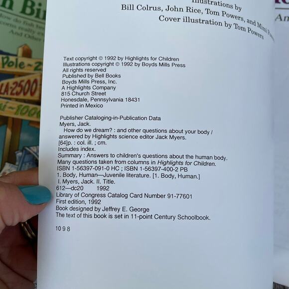 Highlights Paperback Books for Children Lot of 3 answers questions kids Vintage - Picture 8 of 9